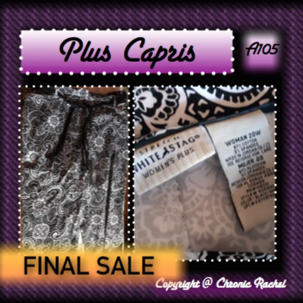 7-Piece Plus Size Blouse & Capris Collection - Picture 9 of 11